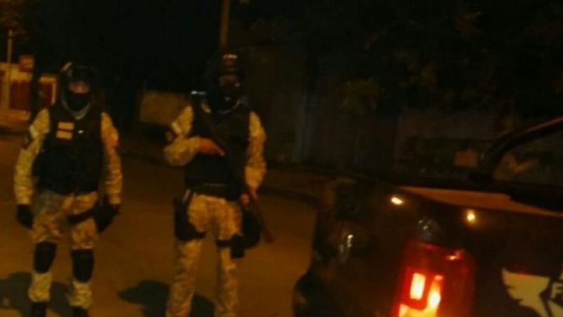 Fuerte operativo antidrogas en un barrio de Recreo