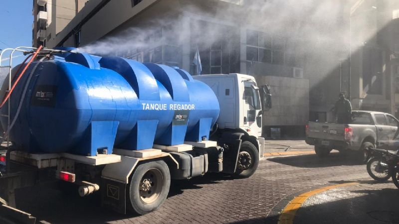 Desinfecciones preventivas en barrios y lugares de mayor concurrencia