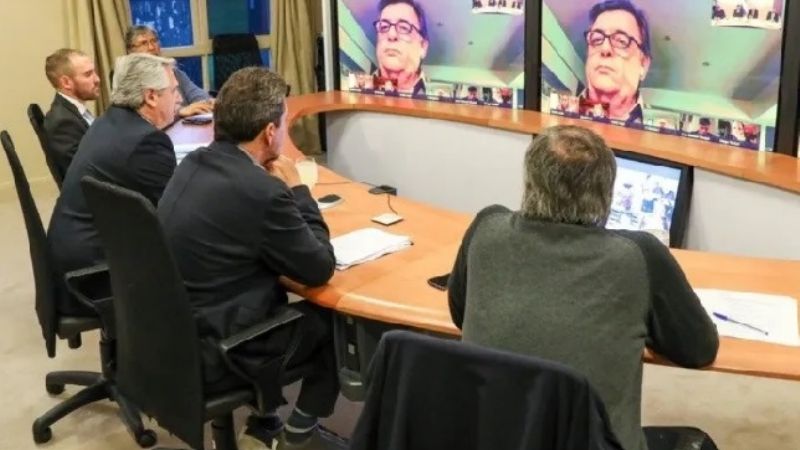 Alberto con bloques de Diputados, sin "Cambiemos"