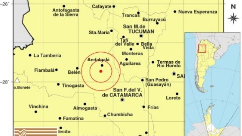 Tres temblores en las últimas horas