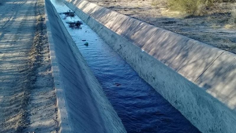 Colonos celebran la normalización del canal de riego