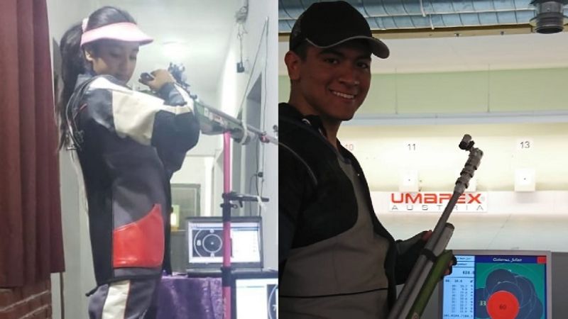 Martina y Julián Gutiérrez ganaron torneo virtual de Tiro