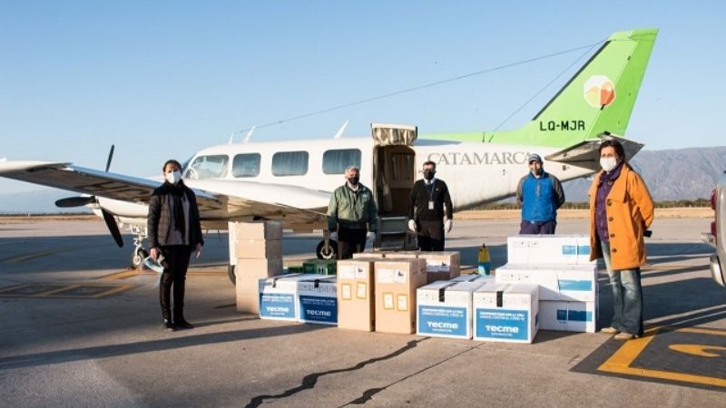 Catamarca recibió insumos para fortalecer el sistema sanitario