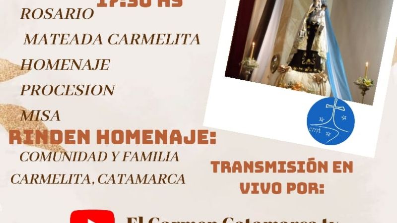 Hoy se celebra a la Virgen del Carmen