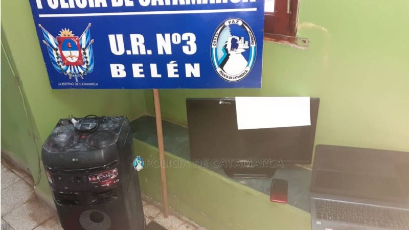 Rastrearon varios elementos robados que fueron vendidos