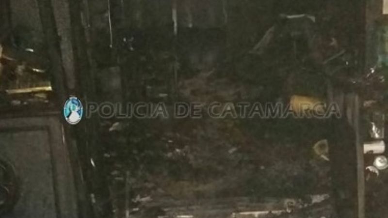 Incendio en una casa del Centro