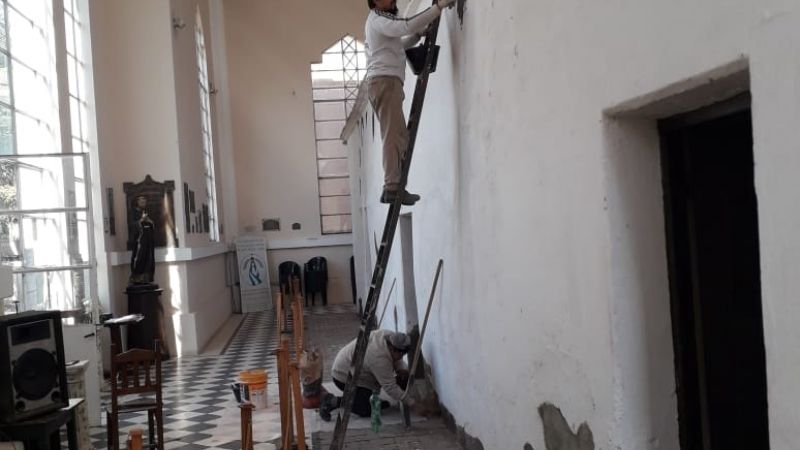 Realizan algunos arreglos en la casa natal de Esquiú