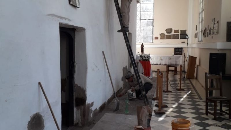 Realizan algunos arreglos en la casa natal de Esquiú