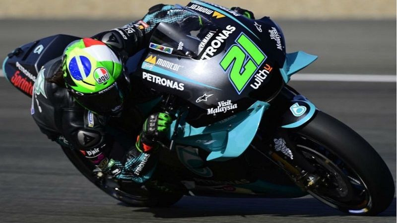 Morbidelli adelante en las pruebas del GP de Jerez