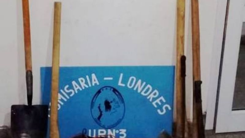 Dos detenidos por el robo de varias herramientas robadas en Belén