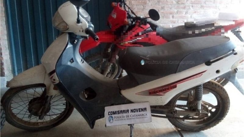Secuestran una motocicleta abandonada