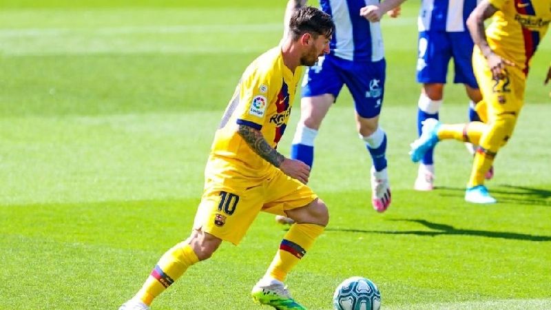 Messi anotó dos goles y se consagró Pichichi por séptima vez.