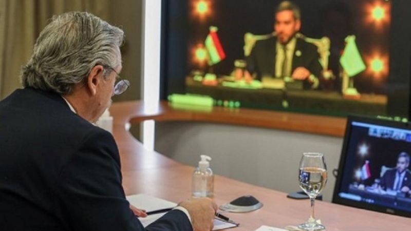 Fernández pidió fortalecer la unidad del Mercosur para enfrentar la pandemia