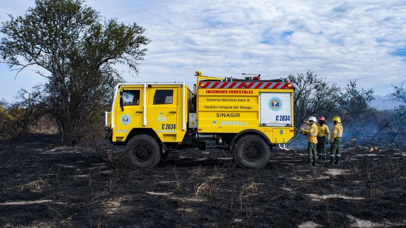 No cesan los incendios forestales en la provincia