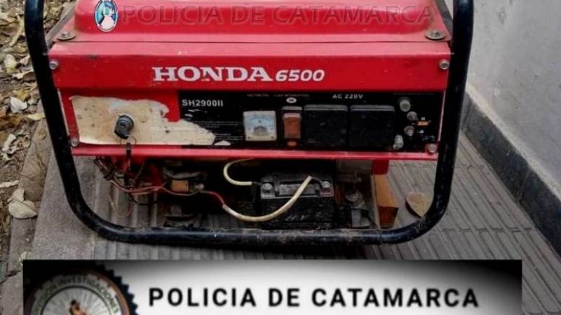 Recuperaron un grupo electrógeno robado en la sede de ATE