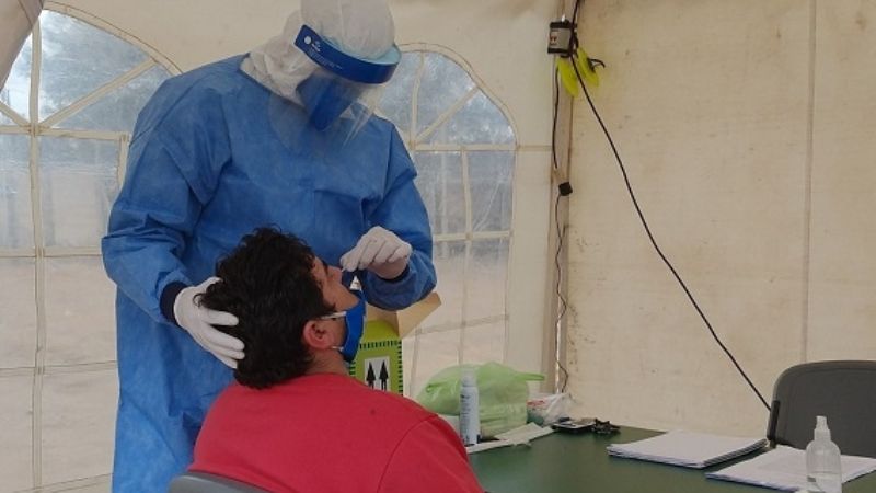 Testeos a camioneros residentes