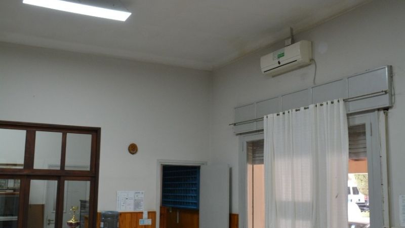 Se instaló nueva tecnología de iluminación para ahorrar energía