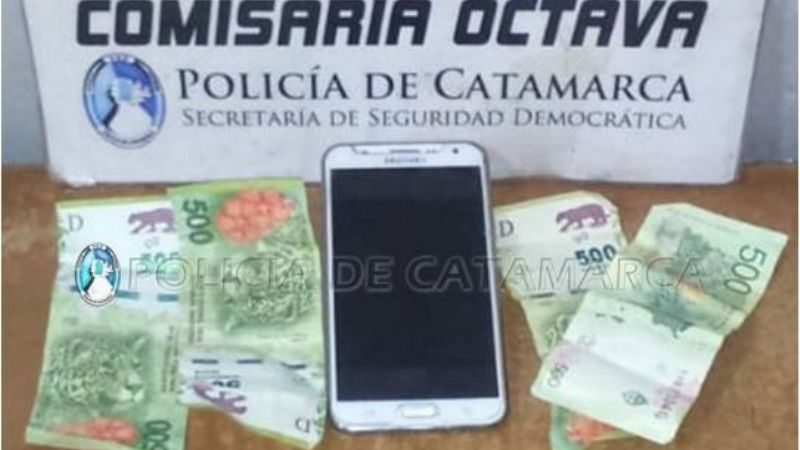 Robó un cartel y un celular que vendió a 2 mil pesos