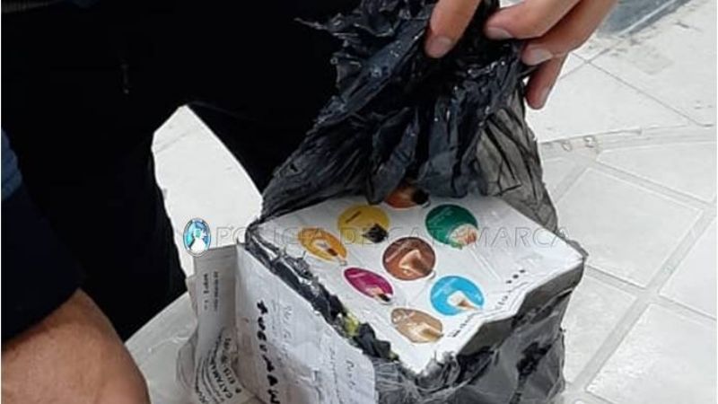 Descubrieron 8 gr. de marihuana en una encomienda