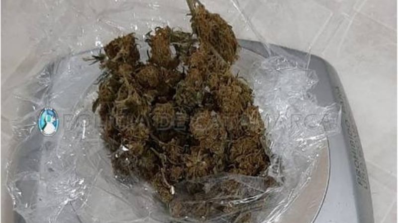 Descubrieron 8 gr. de marihuana en una encomienda
