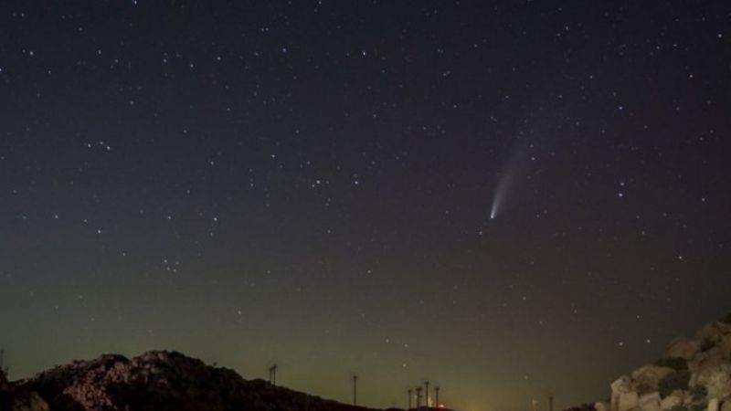 Cuándo y dónde se podrá ver el cometa Neowise en Argentina
