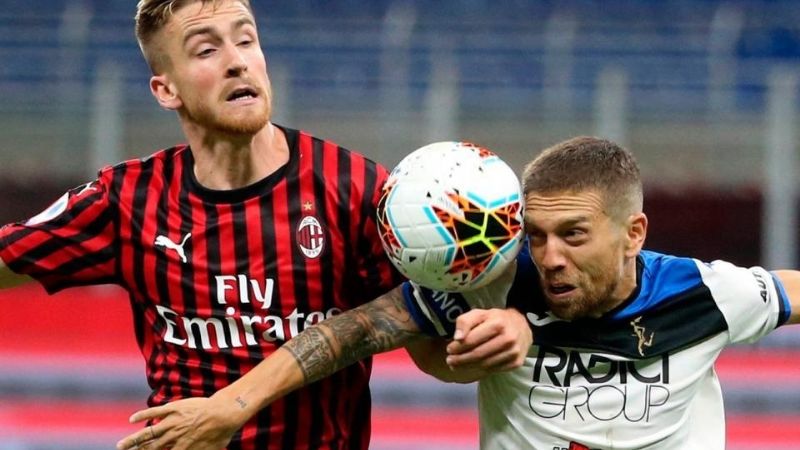 Atalanta igualó con Milan y dejó servido el título a  "la Juve"