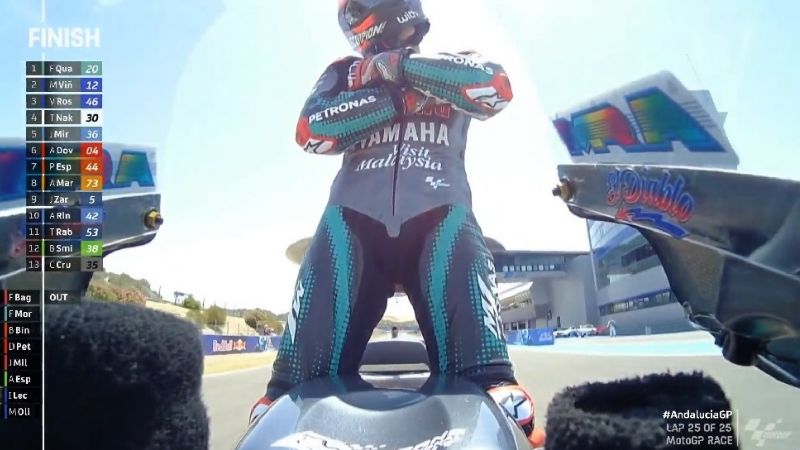 El francés Quartararo metió la 2da. al hilo en el MotoGP