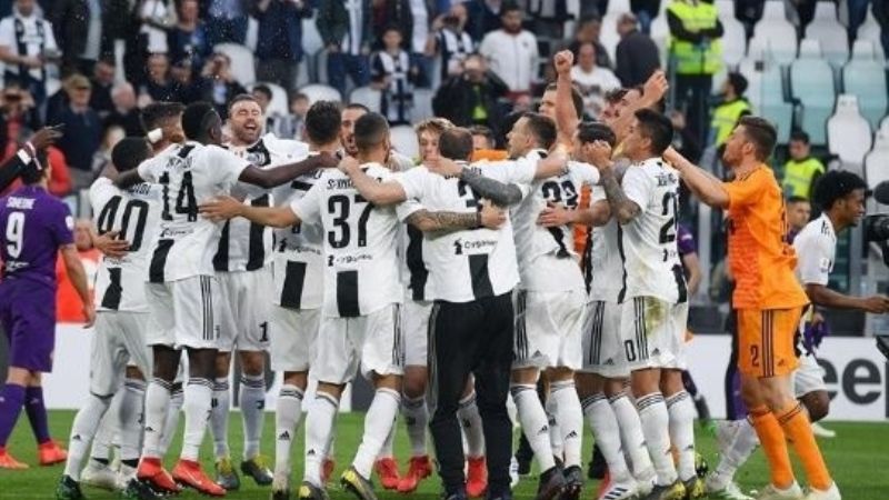 Juventus, campeón en Italia por novena vez consecutiva