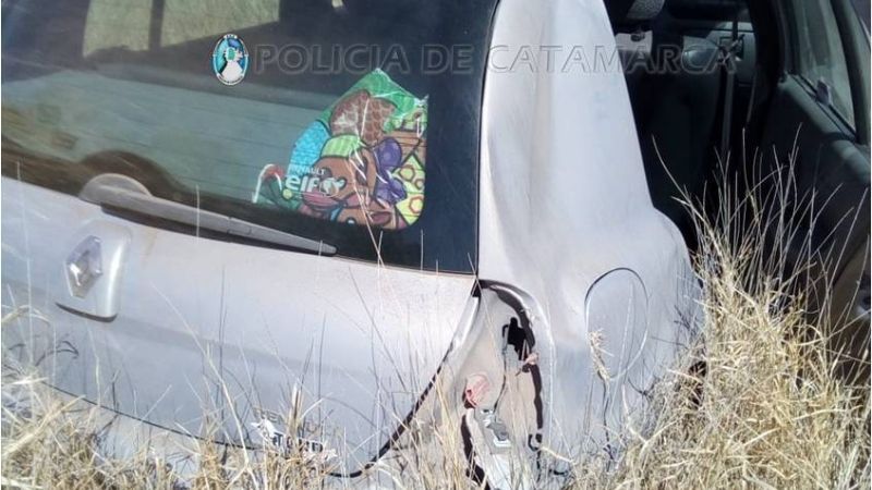 Vuelco en Las Esquinas: una joven y un bebé heridos