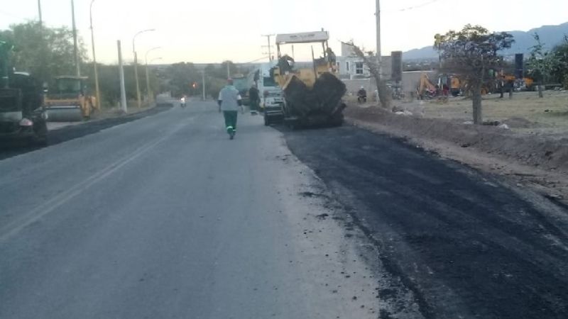 La ciclovía en la Ruta 1 ya está pasando por Banda de Varela