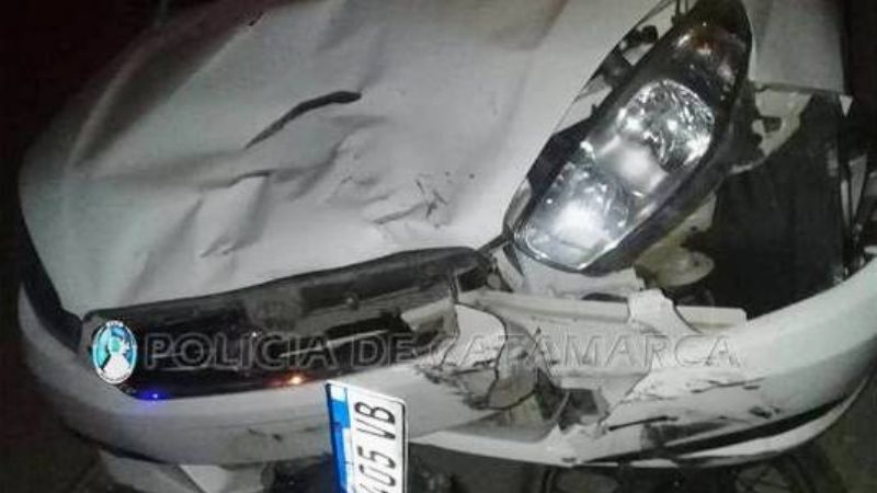 Choque en Huillapima: dos motociclistas heridos