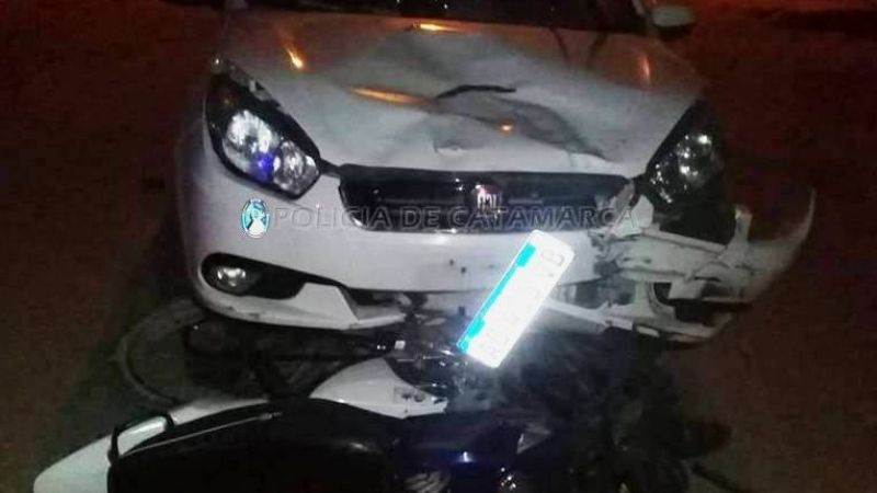 Choque en Huillapima: dos motociclistas heridos