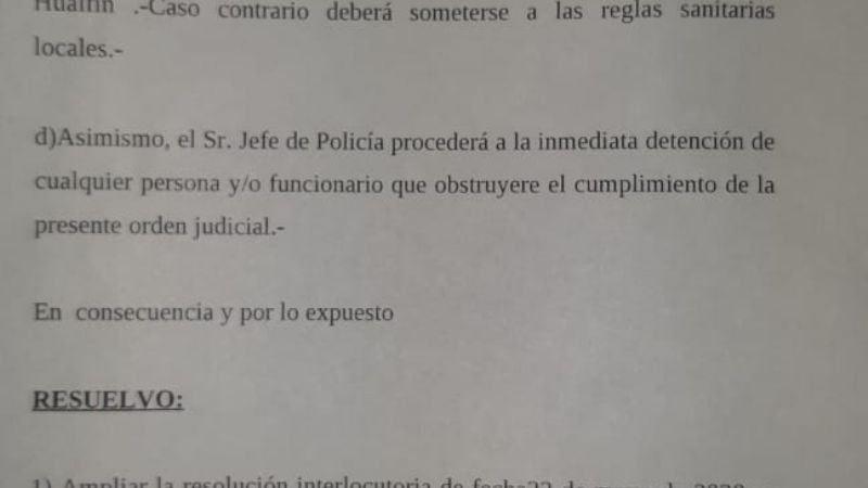 Empresa salteña construyó un acceso a su finca para eludir controles en Hualfín