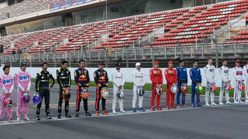 Los pilotos de la F1 en contra del racismo