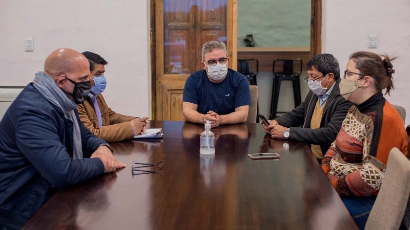 Jalil recibió a Taritolay por dos grandes obras de infraestructura