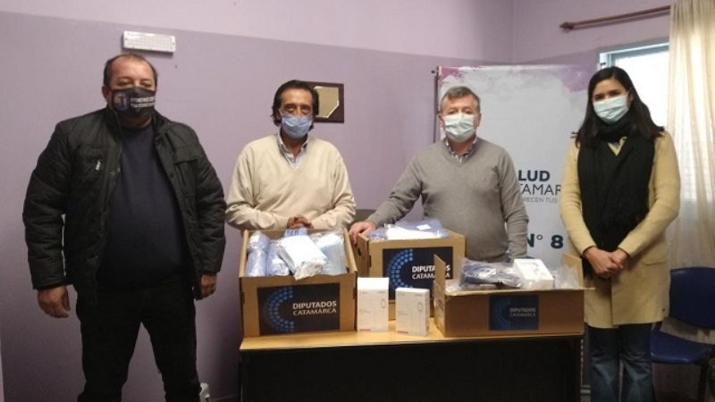 Hospital de Recreo recibió donación de diputados provinciales