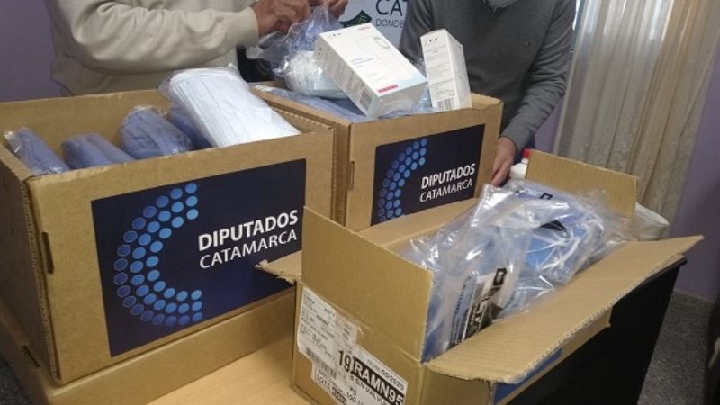 Hospital de Recreo recibió donación de diputados provinciales