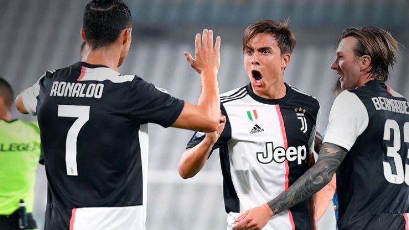 La "Juve" iluminada por Dybala y Cristiano, en italia