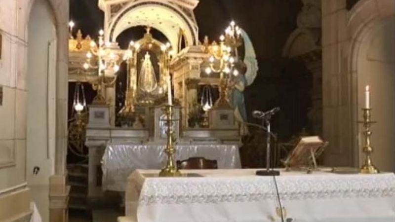 Transmisión de la Santa Misa desde el Camarín de la Virgen del Valle