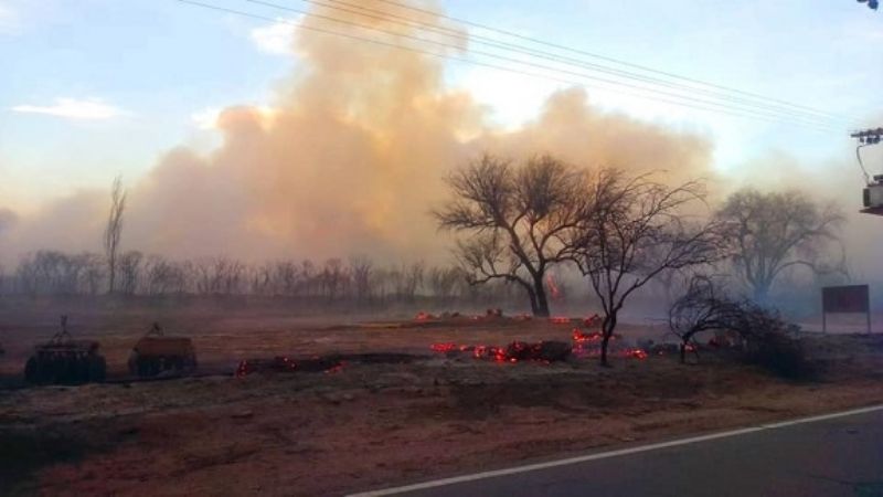 Jalil expresó su compromiso para ayudar a Tinogasta  ante los incendios