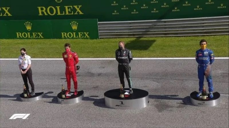 Bottas y Mercedes adelante, con podio sorpresivo por sanciones