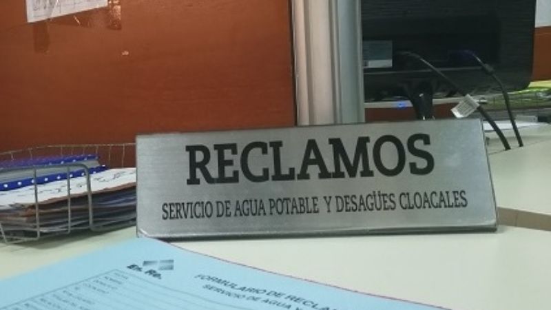 Reclamos de agua y luz, sólo de manera On-Line