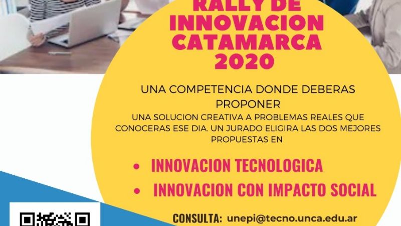 Comenzó hoy el II Rally de Innovación Catamarca 2020