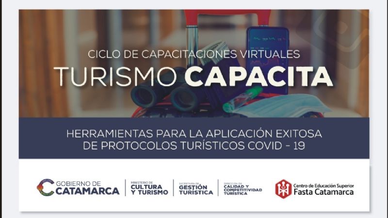 Gran interés por ciclo de capacitaciones virtuales “Turismo Capacita”
