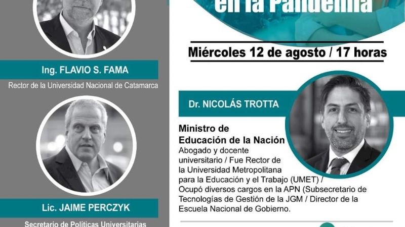 Ciclo de conferencias con el ministro Nicolás Trotta