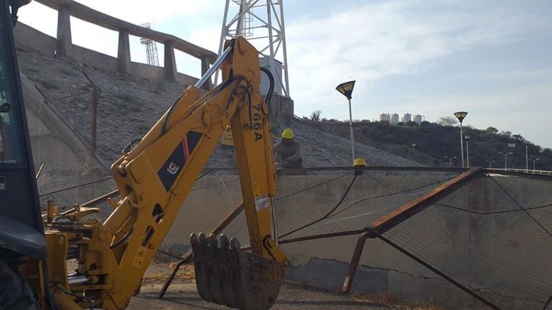 Comenzaron las reparaciones al Estadio Bicentenario