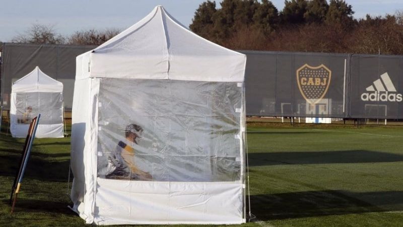 Russo supervisa a distancia los entrenamientos de Boca
