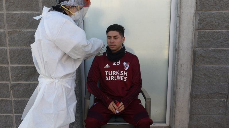 Falsa alarma en River: Montiel dio negativo en el test PCR