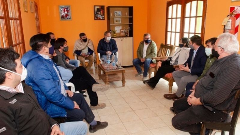 Jalil e intendentes recorrieron Santa Rosa