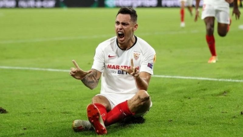 Ocampos, clave en Sevilla, que sueña con otra Europa League